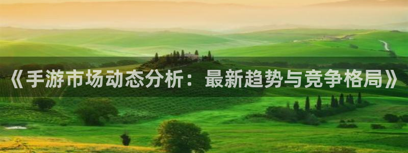 鼎点娱乐注册网站：《手游市场动态分析：最新趋势与竞争格局》